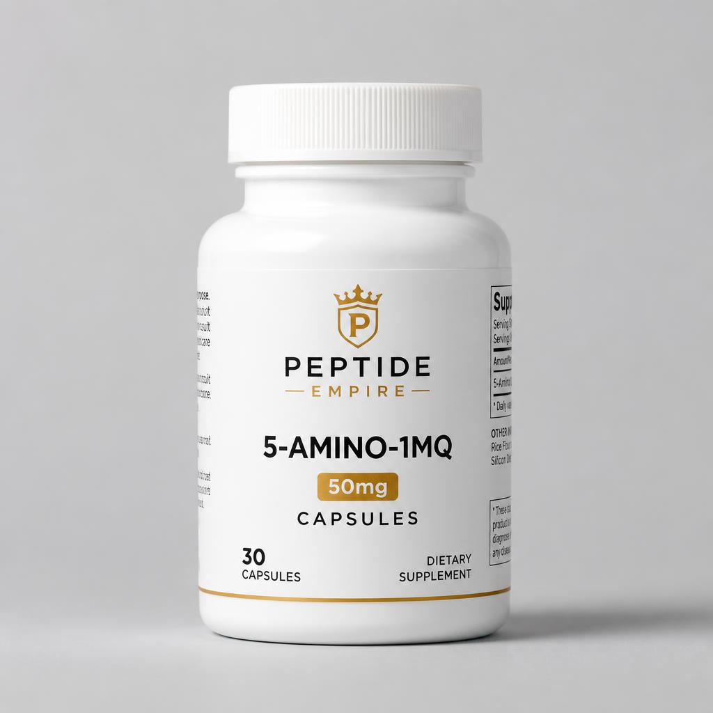 5-Amino-1MQ research peptide vial — Peptide Empire