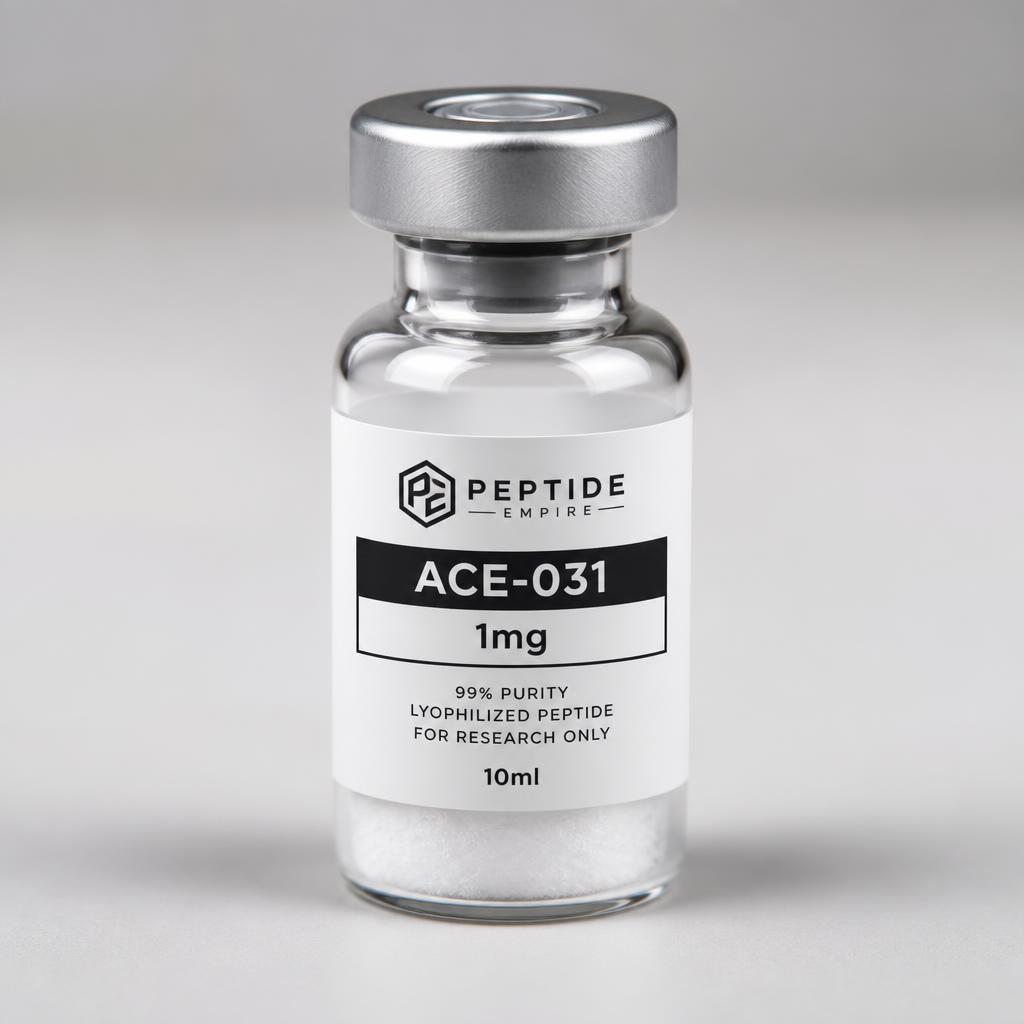 ACE-031 research peptide vial — Peptide Empire