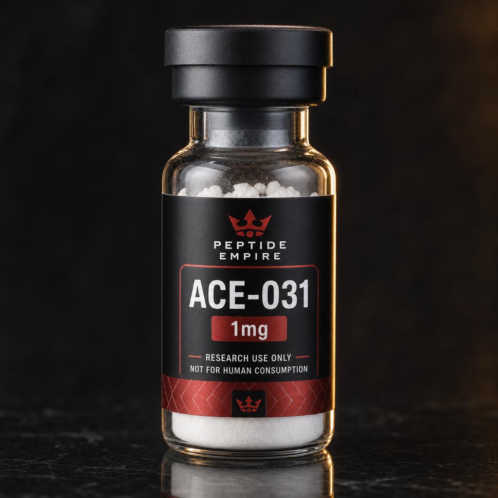 ACE-031 research peptide vial — Peptide Empire