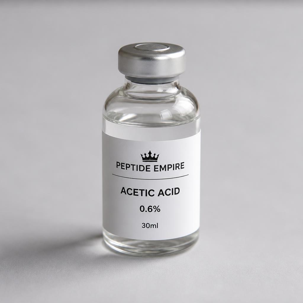 Acetic Acid research peptide vial — Peptide Empire