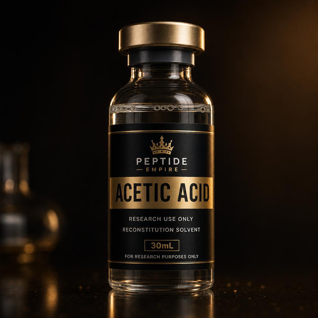 Acetic Acid research peptide vial — Peptide Empire