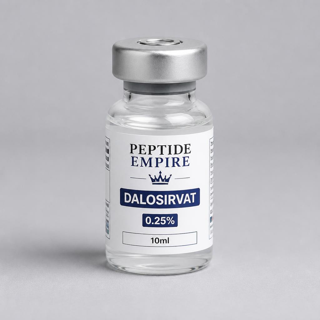 Dalosirvat research peptide vial — Peptide Empire