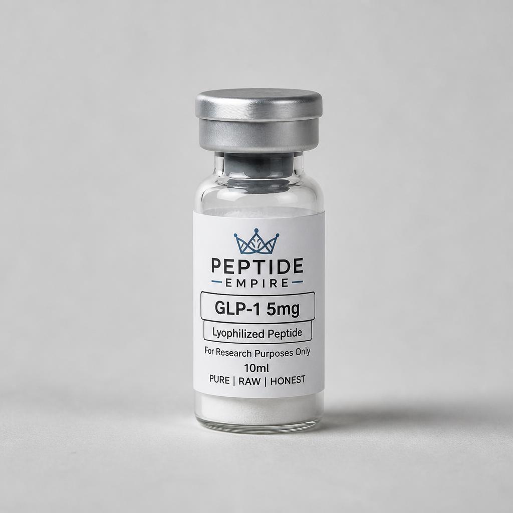 GLP-1 research peptide vial — Peptide Empire