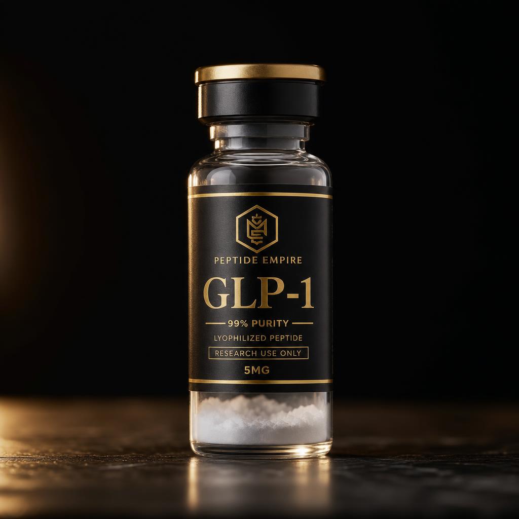 GLP-1 research peptide vial — Peptide Empire