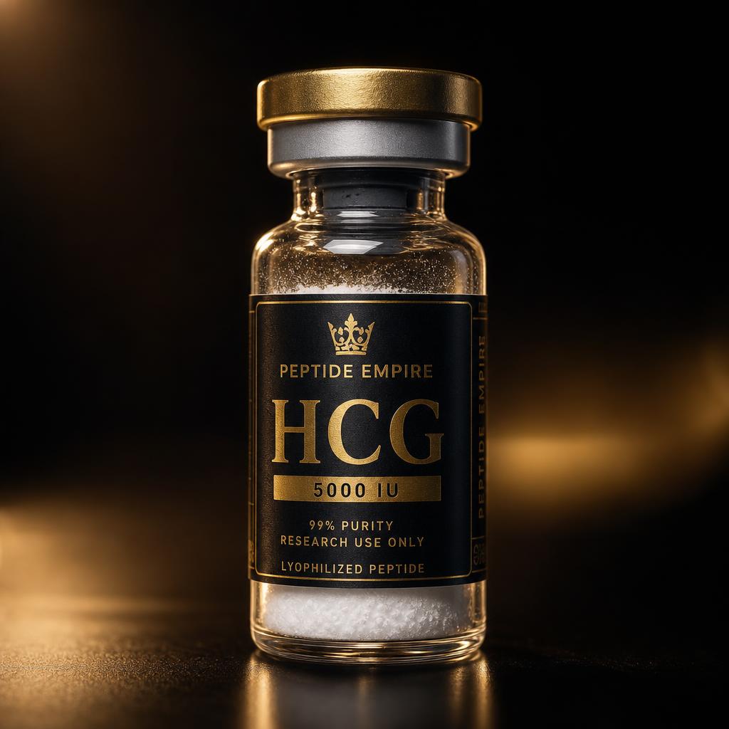 HCG research peptide vial — Peptide Empire