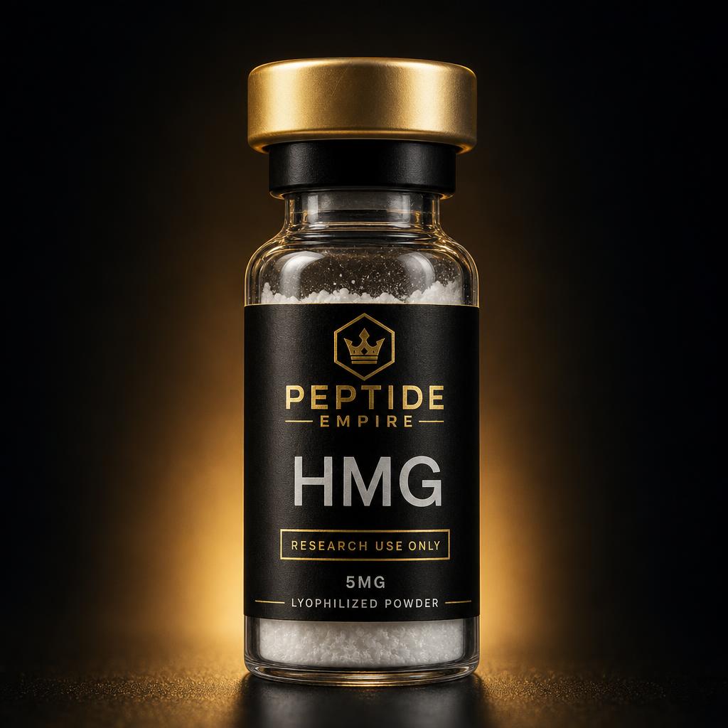 HMG research peptide vial — Peptide Empire