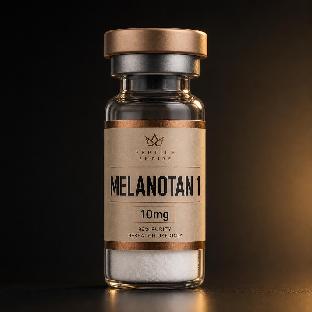 Melanotan 1 research peptide vial — Peptide Empire