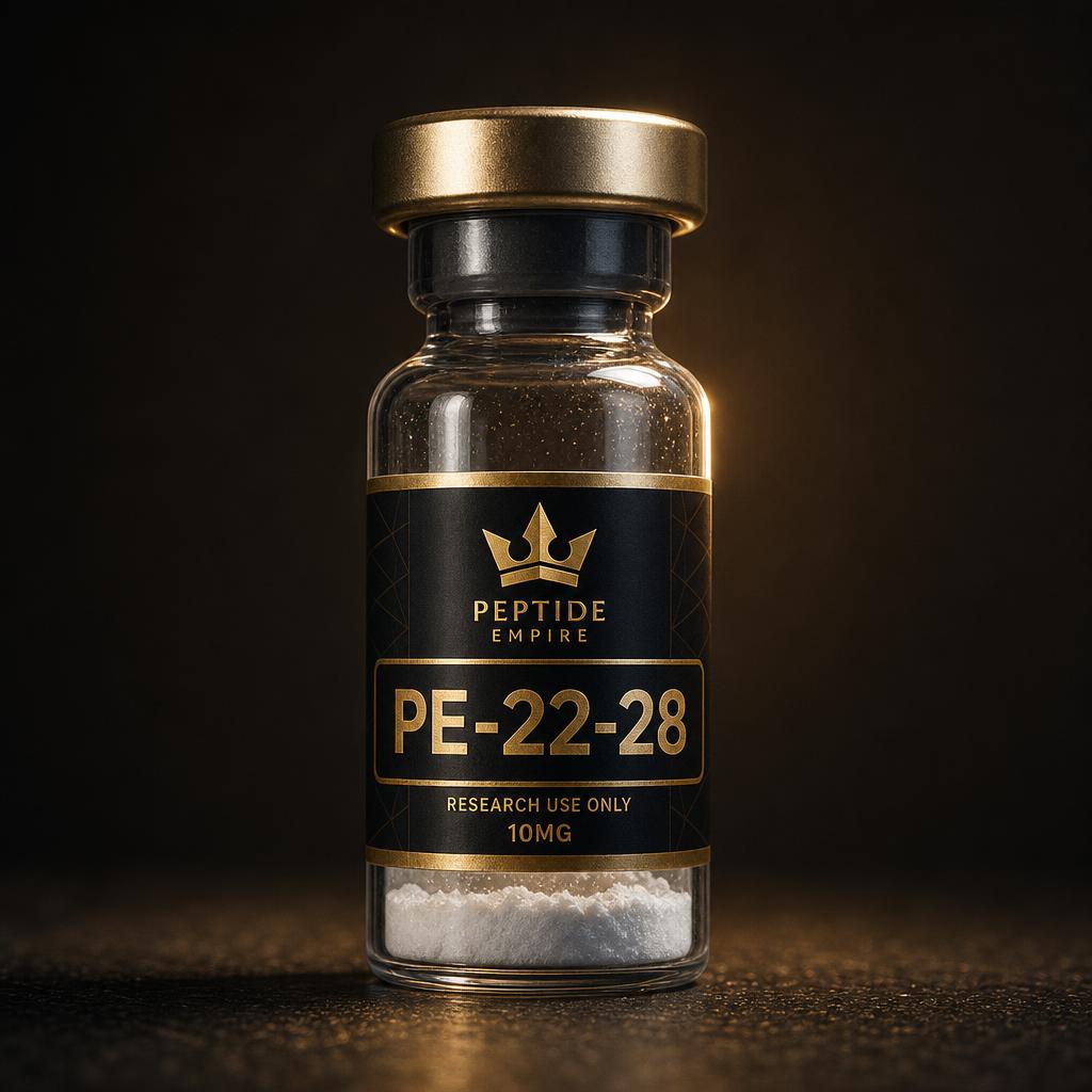 PE-22-28 research peptide vial — Peptide Empire