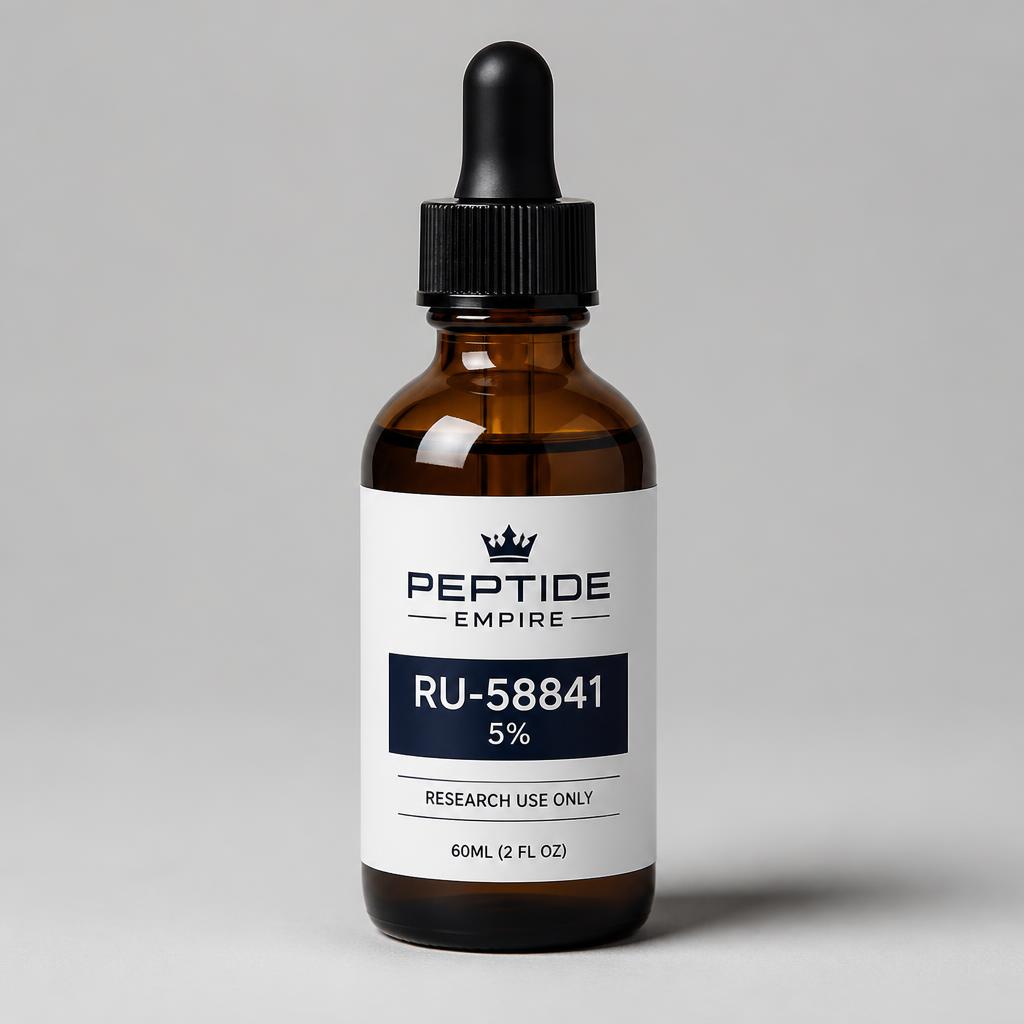 RU-58841 research peptide vial — Peptide Empire