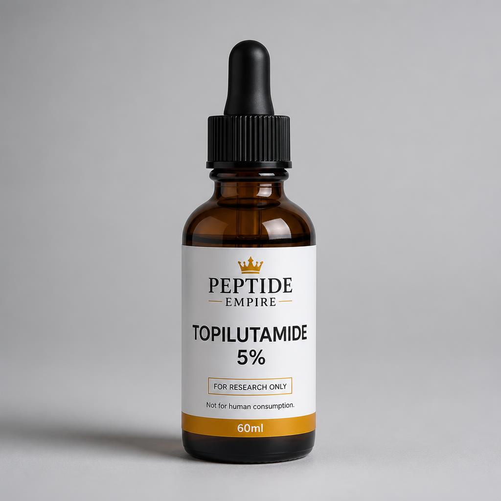 Topilutamide research peptide vial — Peptide Empire
