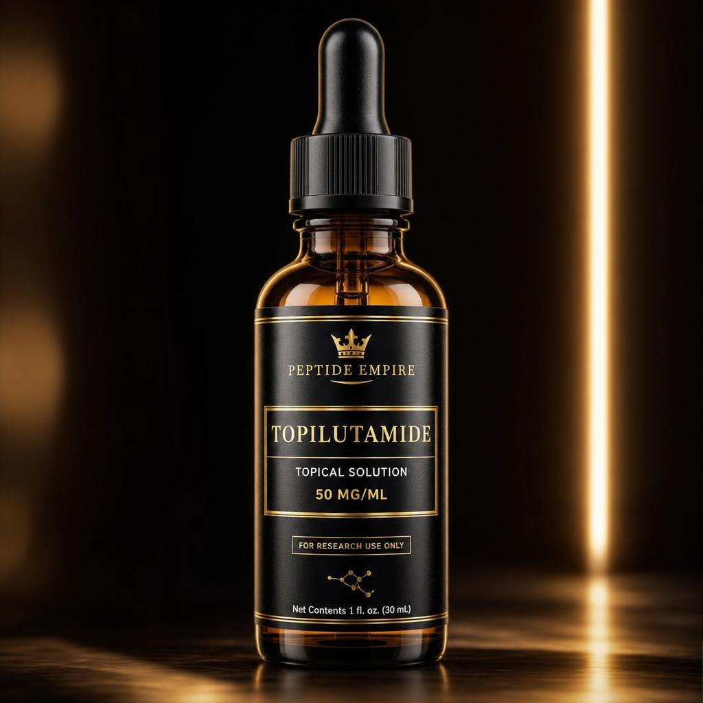 Topilutamide research peptide vial — Peptide Empire